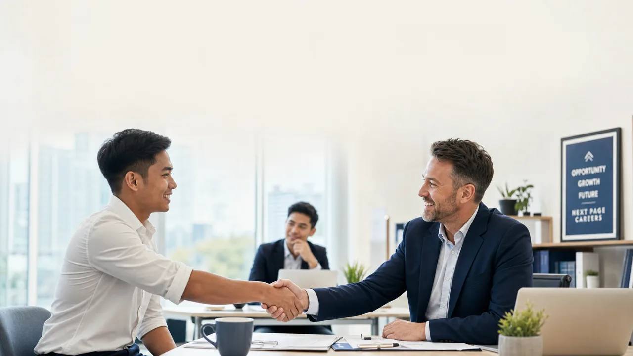 A Filipino skilled worker in an Australian workplace, representing the employer-sponsored work visa pathway